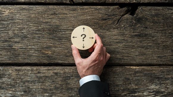 Business planning and decision conceptual image